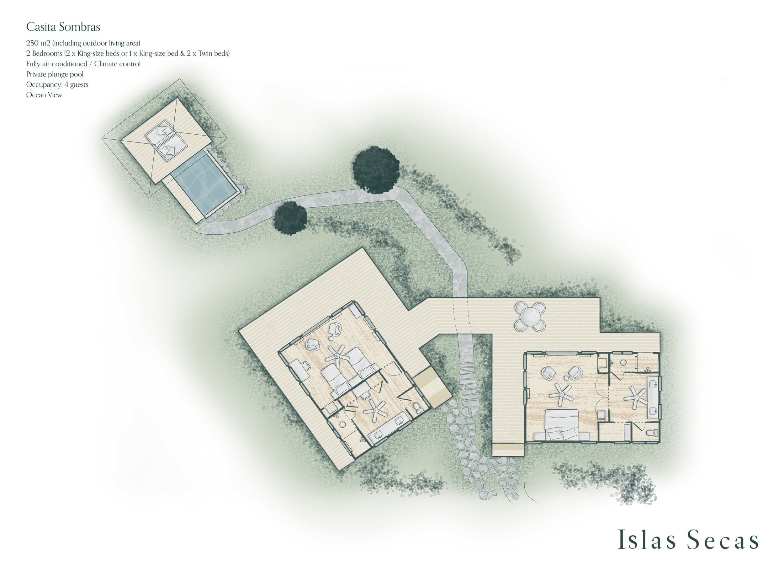 Casita Sombras Floor Plan