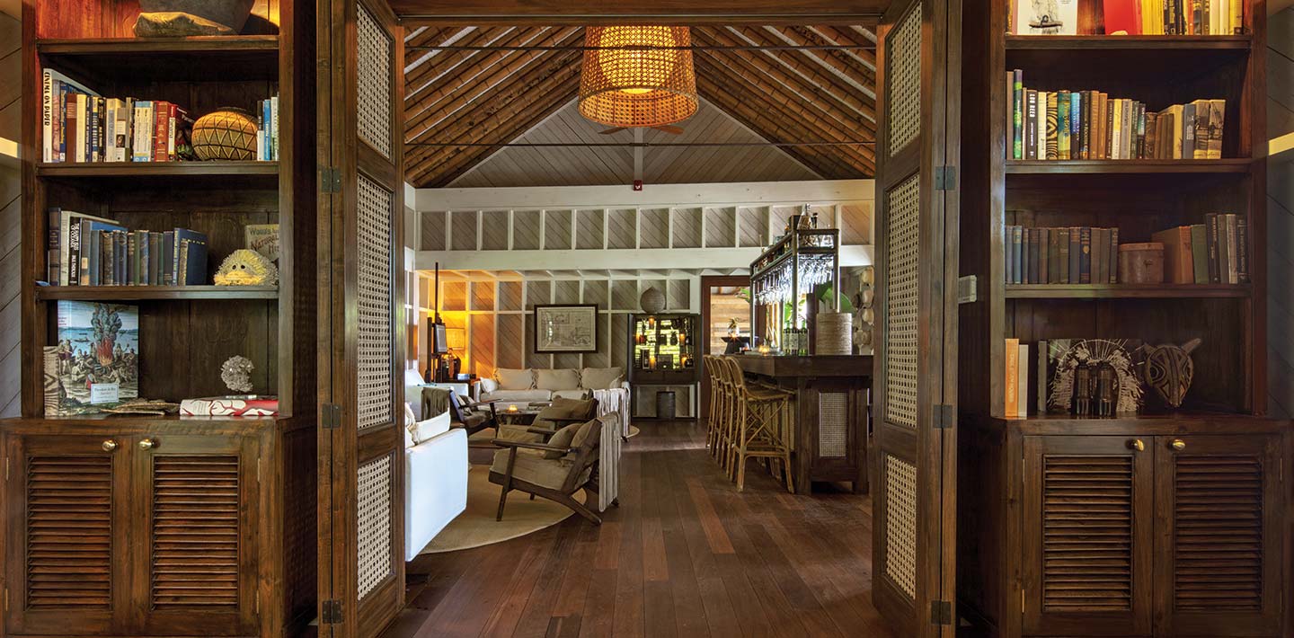 A view of the entrance to one of the bars at Islas Secas where guests can get a refreshing beverage to end their day at the resort | Islas Secas