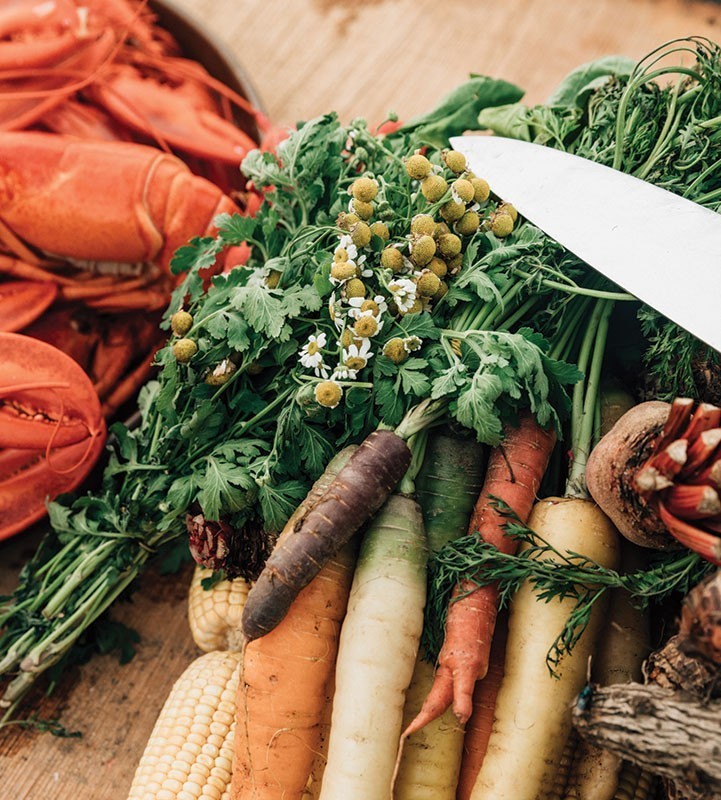 Fresh locally grown vegetables are part the high quality ingredients chefs at the Islas Secas resort use | Islas Secas