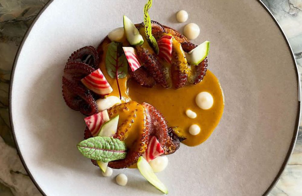 A mouthwatering seared octopus made using the freshest ingredients at Islas Secas | Islas Secas